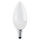 LED-Kerzenlampe E14, energiesparend, weiß, modernes Design, ideal für Wohnraumbeleuchtung und Dekoration.
