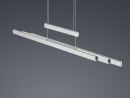 Moderne LED-Pendelleuchte aus Aluminium, minimalistisch, höhenverstellbar, für Esszimmer oder Büro.