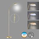 Fischer & Honsel 1-flg LED Stehleuchte Pool-TW messingfarben