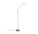 TRIO LED Stehleuchte Monza Messing