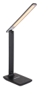 Moderne LED-Schreibtischlampe in Schwarz mit Touch-Bedienung und verstellbarem Arm für Büro oder Homeoffice.