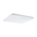 Moderne, quadratische LED-Deckenleuchte in Weiß, energiesparend, ideal für Wohn- und Arbeitsräume.