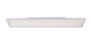 Rechteckige LED-Deckenleuchte in Weiß, modernes Design, energiesparende Beleuchtung für Innenräume.
