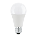 LED-Glühbirne mit E27-Fassung, energiesparend, weißes Gehäuse, moderne Beleuchtung für Innenräume.