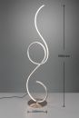 TRIO LED Stehleuchte Jive Grau